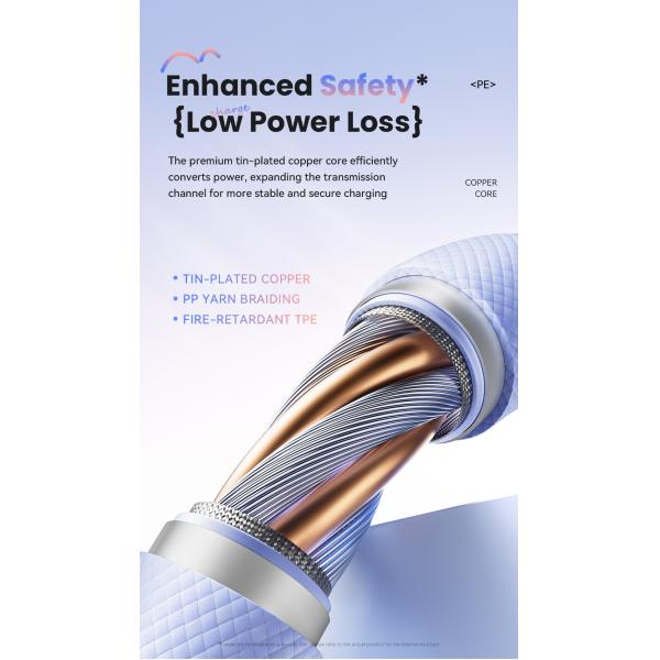 ESSAGER ES-X73 Iphone Charger Cable USB C To Lightning For 13 14 11 12 Pro Max