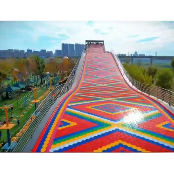 Outdoor Rainbow Slide for Playgrounds Durable All-Ages Fun