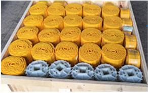Nub Top Anti-Skid Roller Driven Plastic Modular Belt for off-The-Road Tyre Conveying