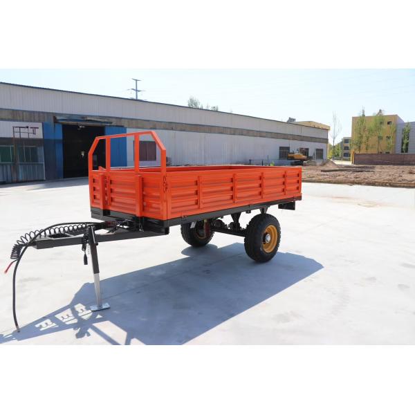 7C Series Single Axle Farm Trailer – Durable, Reliable, for 12-80hp Tractors, Dumping & Non-Dumping Options Agricultural Trolley Farming Trailer for