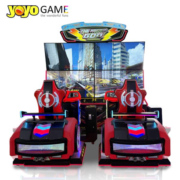 Four - Screen Motorcycle Arcade Machine