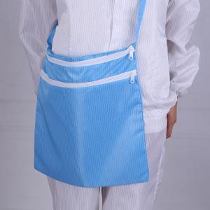 Quality Anti Static Workwear Cleanroom ESD Clean Room Polyester Bag ESD Ziplock Fabric Bag esd Bags Anti-static Bag With Zipper for sale