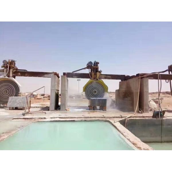 Multi Disc Bridge Stone Block Cutting Machine