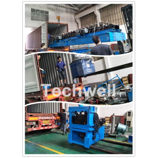 PLC Control Cold Roll Forming Machine For Different Size Garage Door Panel