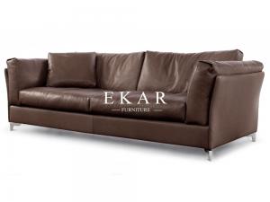 Quality European Style Modern Leather Sectional L Shaped Sofa for sale