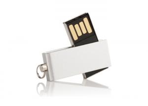 Quality Mini Custom Gift USB Flash Drive Customized Logo Swivel USB Drive 25g for sale