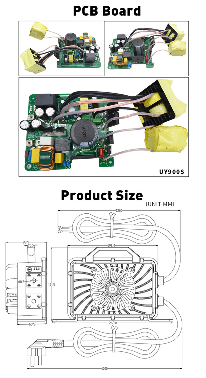 87.6V / 84V / 88.2V Club Car Golf Cart Battery Charger Lead Acid