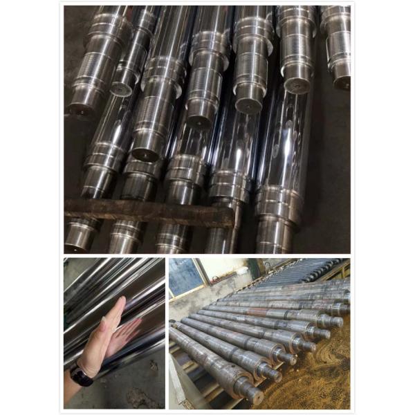 Hydraulic Hard Chrome Piston Rod , Chrome Plated Round Bar CNC Machining Process