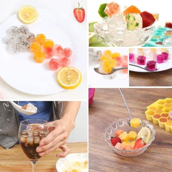 BPA Free Silicone Ice Molds Reusable 6 Pieces Food Grade Practical