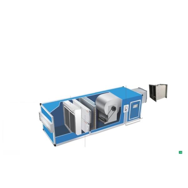 PHT UVC-box equiped with Germicidal Lamps as air sterlizer for Rooftop units ducts or AHU System ducts help kill virus