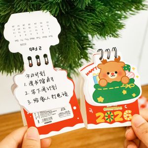 Wholesale Christmas Mini Desk Calendar for Kids Gifting Award
