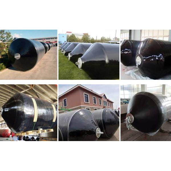 Marine Dock Floating Foam Fender 2.5*5.5M Industrial Energy Absorbing Black Color