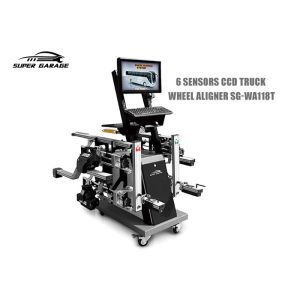 Quality 6 Sensors Truck Wheel Alignment Machine Multi Language CCD Type for sale