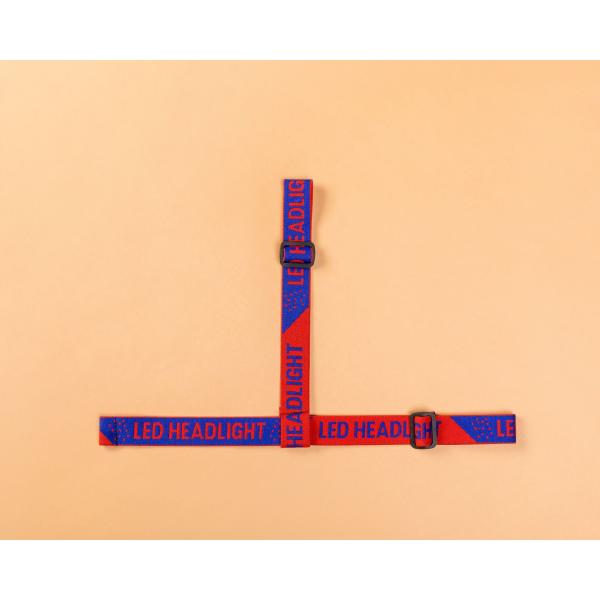 2.5cm Jacquard Elastic Ribbon And Webbing For Head Lamp Head Light And Garment Accessories