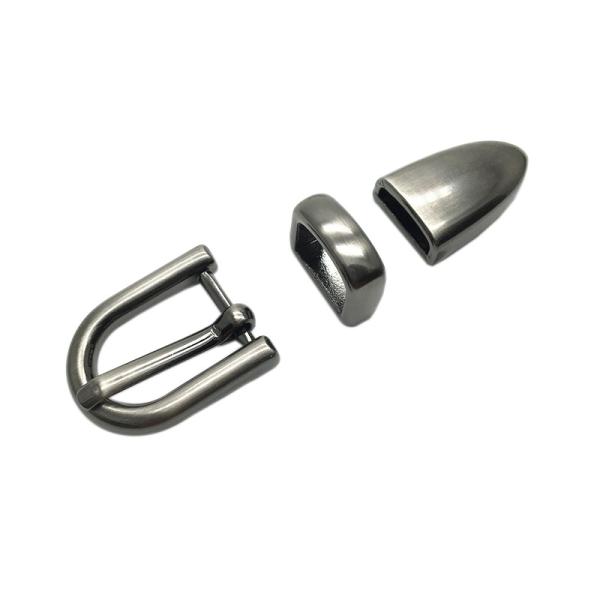 11mm inner Width Stylish simplicity style pin buckle 3 pieces pin buckle set