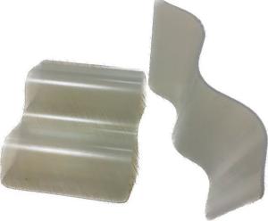 Quality Long Lifespan FRP Fiberglass Transparent Roof Tile For Garden Sports Venues for sale