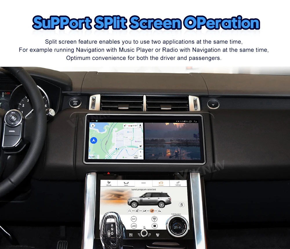 Android Stereo Car Radio For Land Rover Range Rover Sport L494 2013-2017 Touch Screen GPS Navigation Multimedia Player