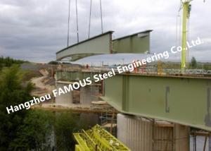 China Steel Frame Concrete Composite Steel Girder Bridge Heavy Steel Structure Box Modular on sale