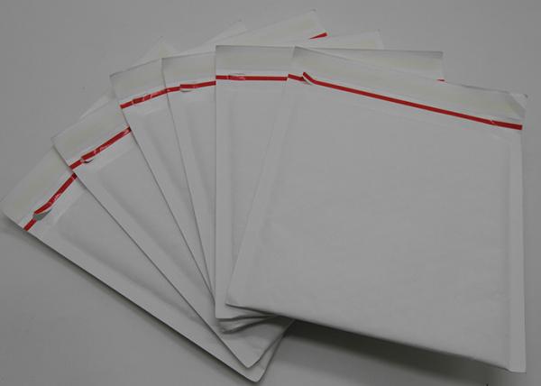 Buy White Kraft Paper Mailing Envelopes , Padded Mailing Envelopes Courier For Mailing at wholesale prices