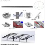 Polycrystalline Silicon Solar Panels Solar Panel Support Brackets Monocrystallin
