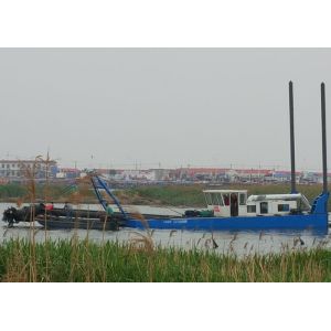 Buy cheap Diesel 150cbm/H Blue Color Cutter Head Dredge / 16kw River Dredging Machine from wholesalers