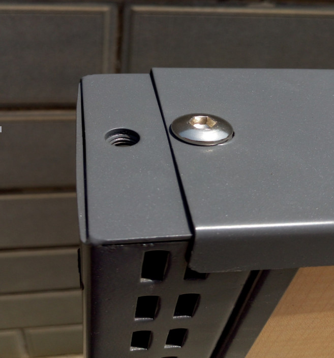 Supermarket Steel Wood Supermarket Shelf Customization 1 Or 2 Sided