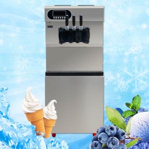 Quality Commercial Ice Cream Mixer 25-28l Yogurt Soft Ice Cream Machine Floor Standing for sale