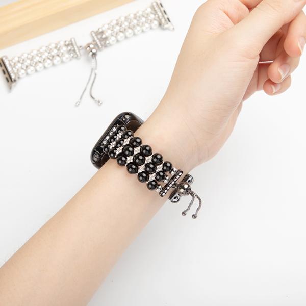 Function Fashionable Watch Strap Beaded Apple Watch Bands for iWatch Series 8 7 6 5
