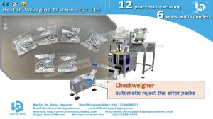 China Automatic counting packaging machine for sachet pouch with check weighing function on sale