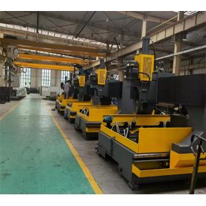 Dia 2000mm Metal Flange CNC Plate Drilling Machine Fast Speed