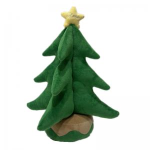 Quality 13.78in 35CM Decorative Stuffed Animals Singing Christmas Tree Toy For Home Decoration for sale