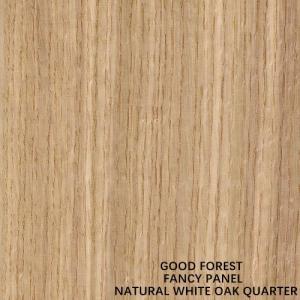 Quality Fancy Plywood American White Oak Wood Veneer Straight Grain Fancy MDF / Particle Board 2745mm Length For Cabinet for sale