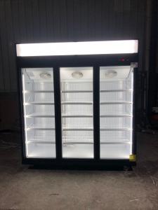 Quality Customized Pizza Glass Door Merchandiser With Top Mounted Condensing Unit for sale