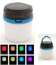 Quality 7x7x7.1cm 2 In 1 LED Camping Lantern ABS PP Mini Battery Operated Lantern Lights for sale