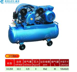 China 3HP 2.2KW Industrial Air Compressor V-0.25/8 on sale