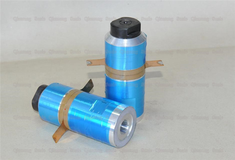 Plastic Ultrasonic Welding Transducer , Ultrasonic Vibration Transducer With Different Capacitor Range