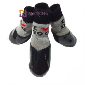 China Waterproof Pet Socks With Straps Rubber Sole Gripper Outdoor Anti Slip Dog Socks Boot on sale