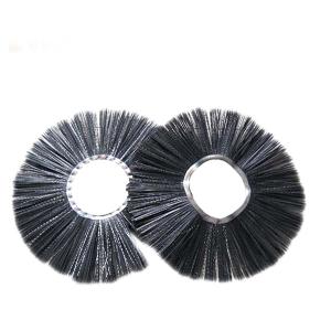 Quality Cold Resistant Road Broom Sweep Brush , Black Wafer Snow Cleaning Brush for sale