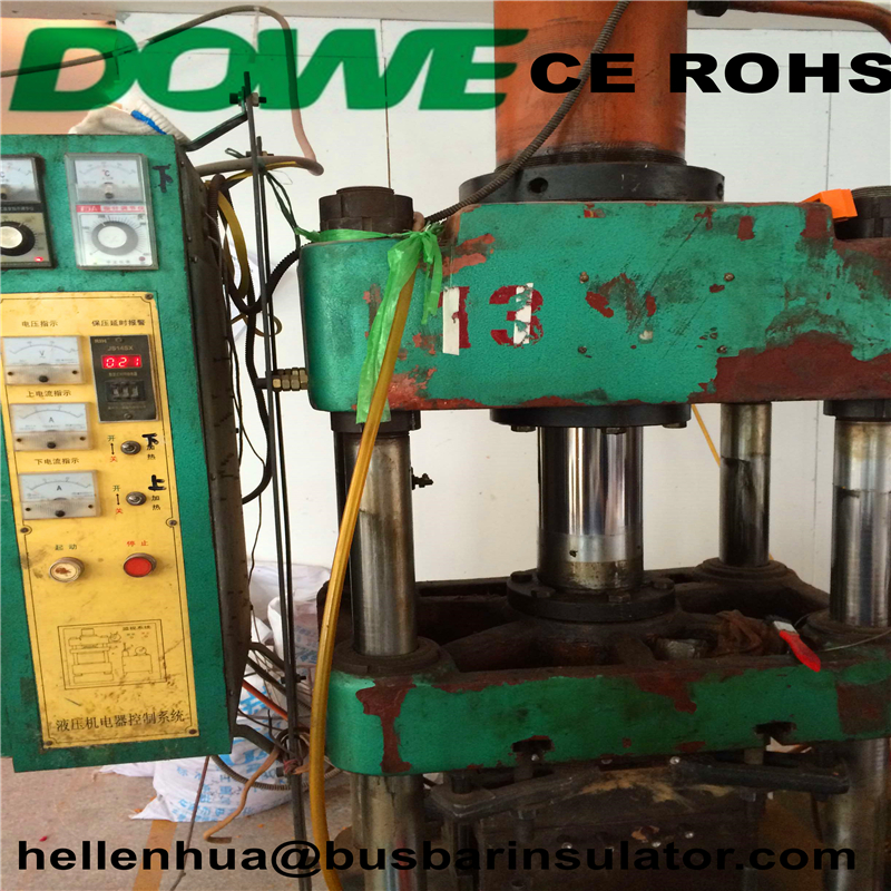 hot sale conical busbar support M10x60mm red colour used for green car