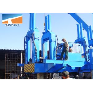 OEM High Efficiency Hydraulic Piling Machine , Rotary Pile Drilling Rig