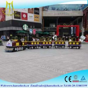 China Hansel hot sale tourist amusement kiddie rides amusement park trains for sale on sale