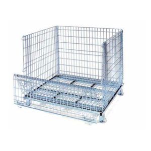 Quality Wire steel storage container cage pallet for sale