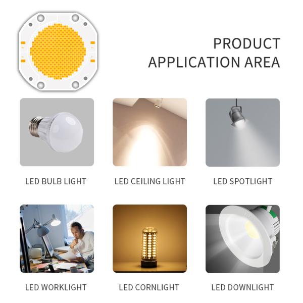 7575 Dual Color Cob Led Chip 600w+600w 54v 60v For Photography Light