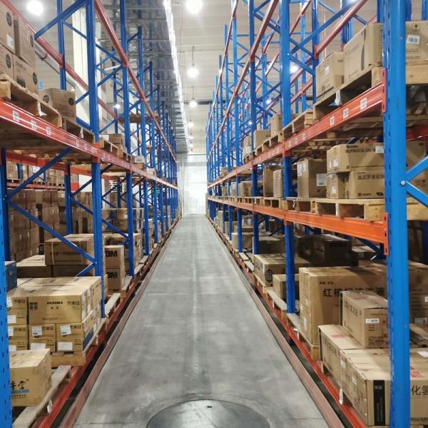 Power Coating Customized Very Narrow Aisle Pallet Racking Vna Warehouse Racking