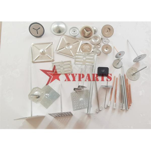 Galvanized Steel Or SS304 2-1 / 2" Building Insulation Lacing Pins With Washers