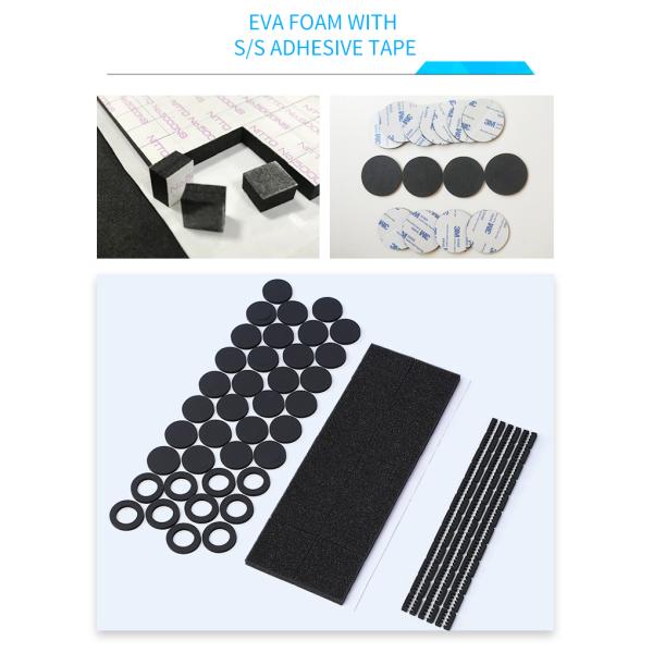 High Resistance Die Cut EVA Foam Insulation With Double Sides Strong Adhesive