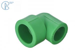 Quality Green Water Supply PN25 PPR Reducing Bend With Socket Welding Way for sale