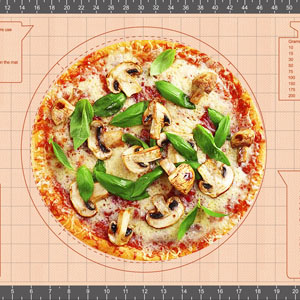 silicon baking mat for rolling out dough,pie pizza mat