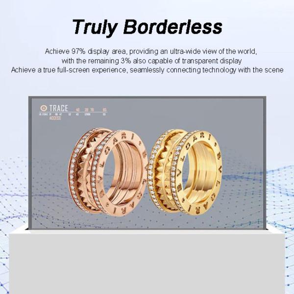 Museums 55 Inch Transparent OLED Customizable Translucent OLED