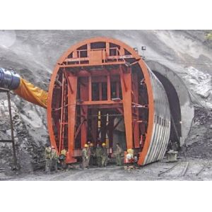 Rail Road Customized Length Tunnel Lining Trolley , Steel Tunnel Formwork